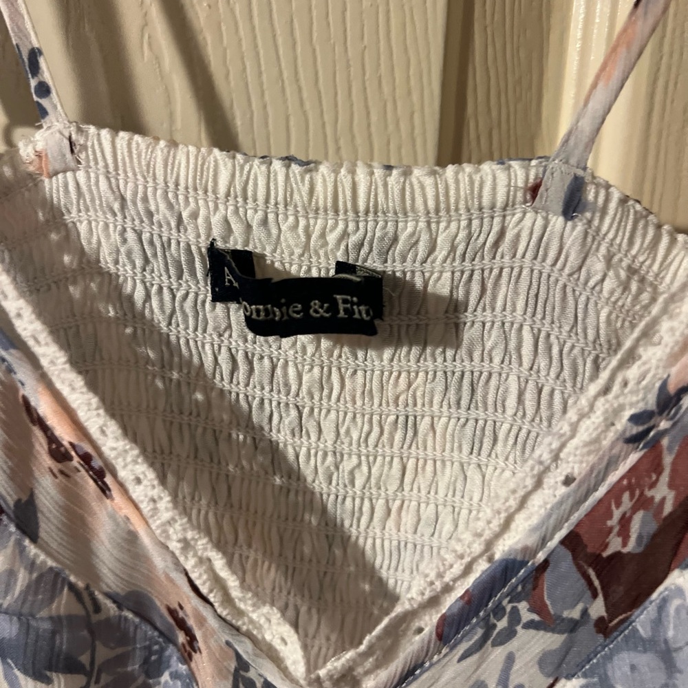 A&F Ruffle Drape Maxi Dress - Picture 4 of 8